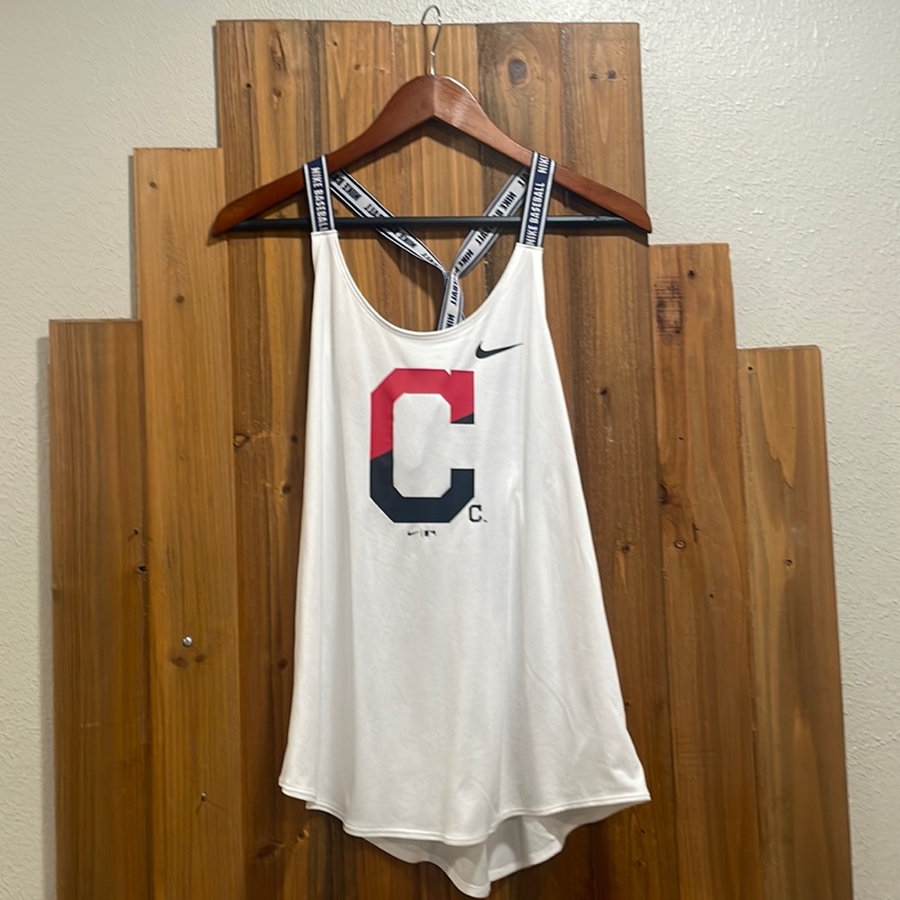 NWT NIKE Cleveland Indians Dri-Fit Tank Top - Women’s Size L